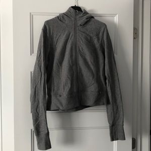 Lululemon light cotton hoodie size 10 light grey